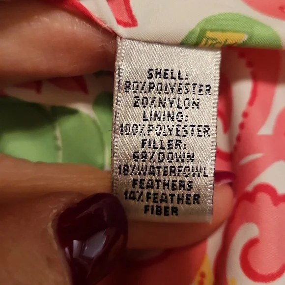 Lilly Pulitzer Down Vest size XL - Picture 4 of 10